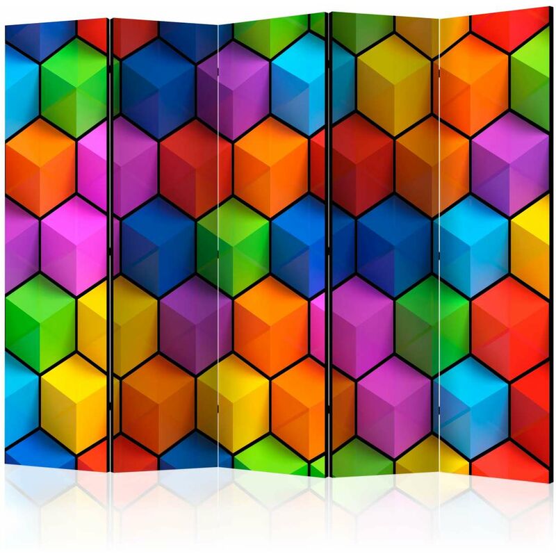 

Biombo - Rainbow Geometry II [Room Dividers] Medidas 225X172