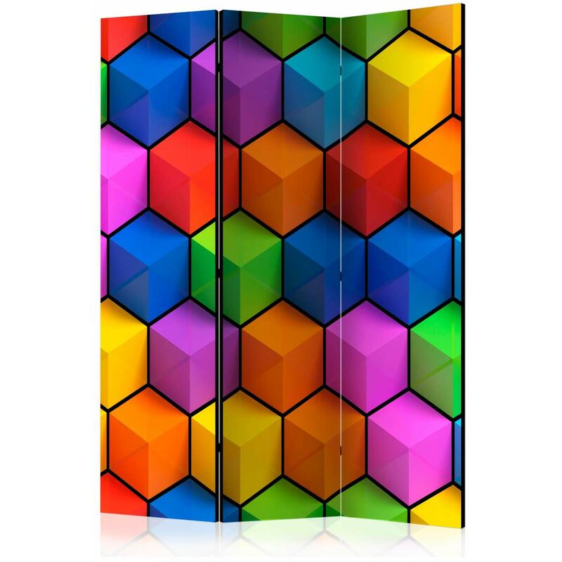 

Biombo - Rainbow Geometry [Room Dividers] Medidas 135X172