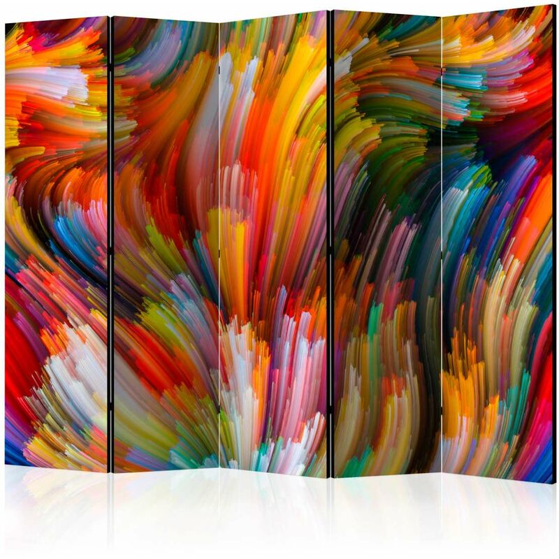 

Biombo - Rainbow Waves II [Room Dividers] Medidas 225X172