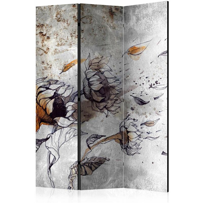 

Biombo - Recall sunflowers [Room Dividers] Medidas 135X172