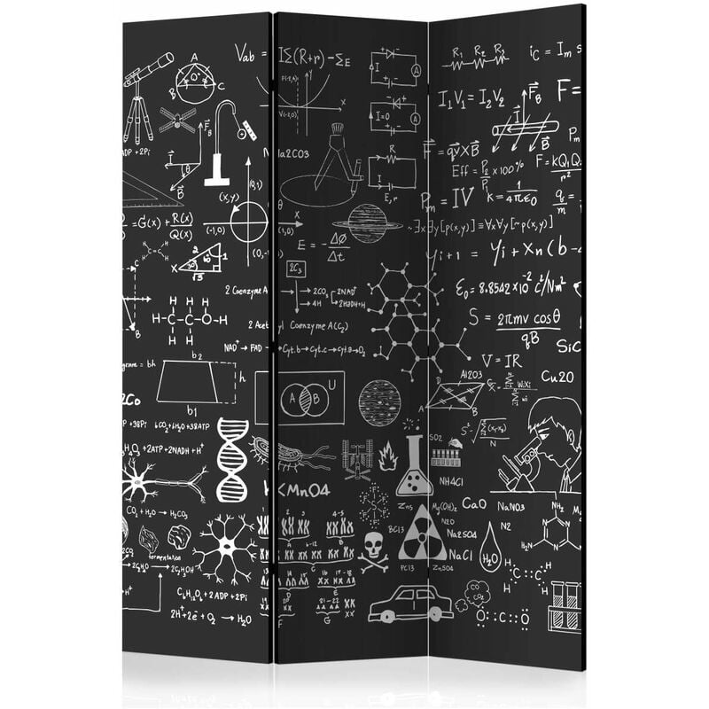 

Biombo - Science on Chalkboard [Room Dividers] Medidas 135X172