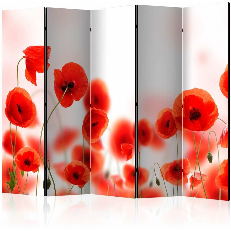 

Biombo - Sleepy poppy's land II [Room Dividers] Medidas 225X172