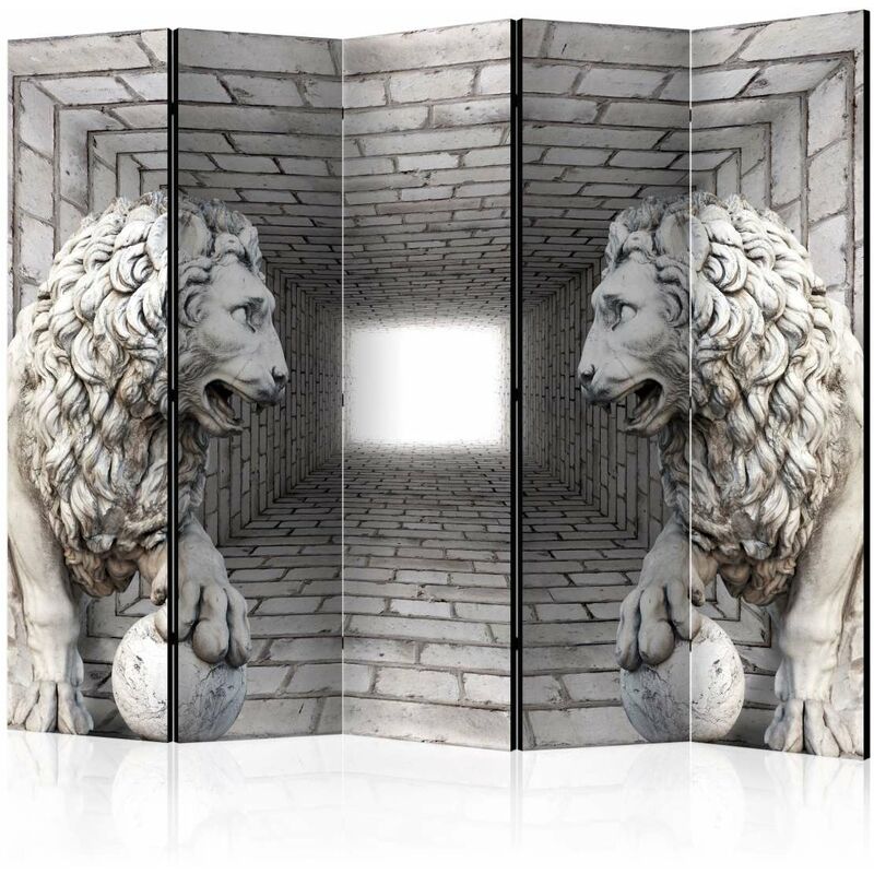 

Biombo - Stone Lions II [Room Dividers] Medidas 225X172