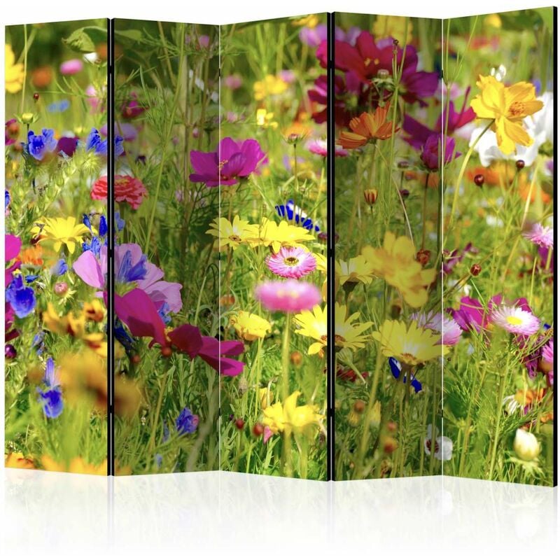 

Biombo - Summer Flowers II [Room Dividers] Medidas 225X172