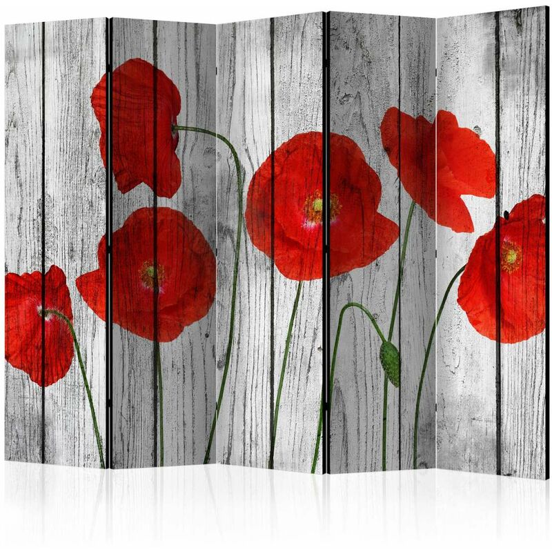 

Biombo - Tale of Red Poppies II [Room Dividers] Medidas 225X172