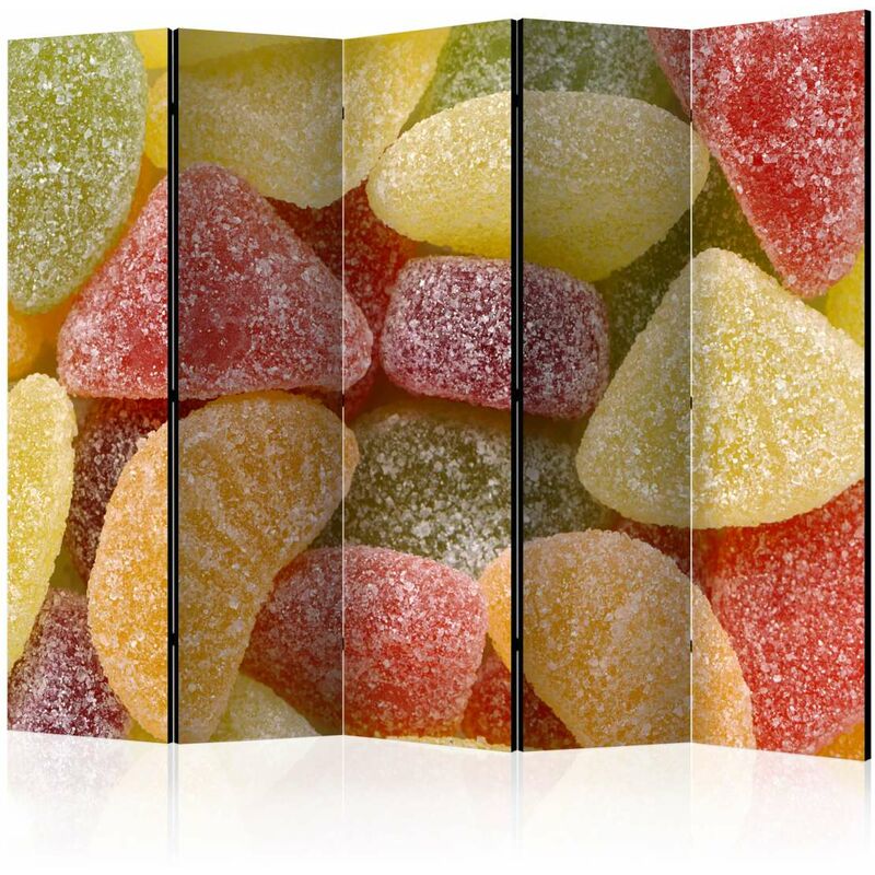 

Biombo - Tasty fruit jellies II [Room Dividers] Medidas 225X172