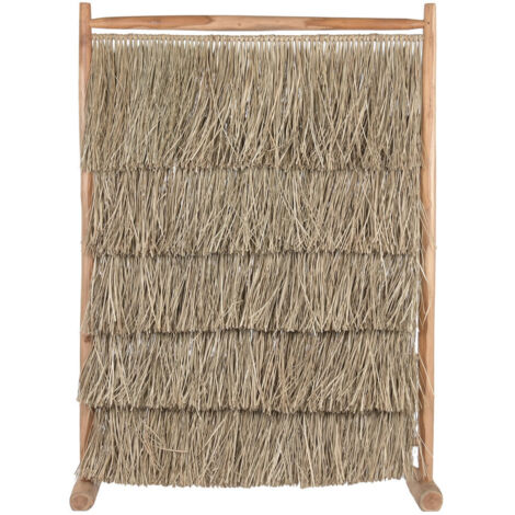 Biombo Teca Fibras Naturales 130X30X180