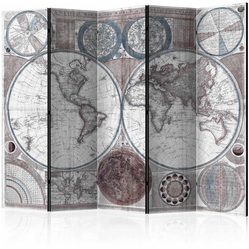 

Biombo - Terraqueous Globe [Room Dividers] Medidas 225X172
