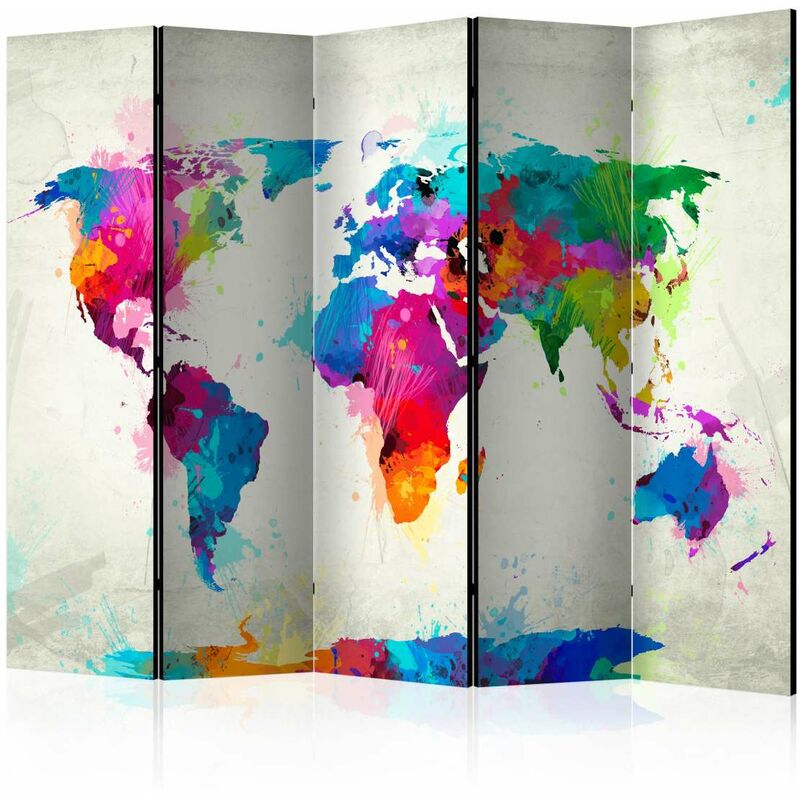 

Biombo - The map of happiness II [Room Dividers] Medidas 225X172