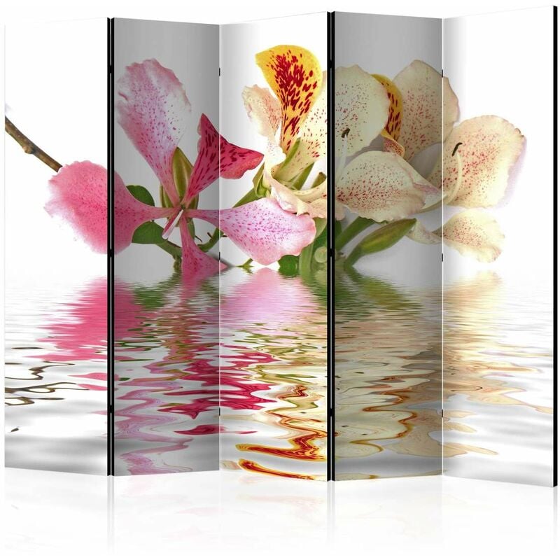 

Biombo - Tropical flowers - orchid tree (bauhinia) II [Room Dividers] Medidas 225X172