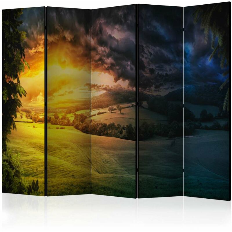 

Biombo - Twilight over the Valley II [Room Dividers] Medidas 225X172