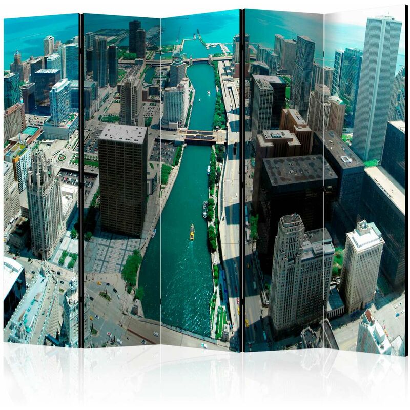 

Biombo - Urban architecture of Chicago II [Room Dividers] Medidas 225X172