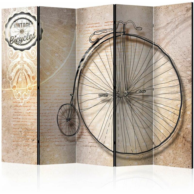 

Biombo - Vintage bicycles - sepia II [Room Dividers] Medidas 225X172