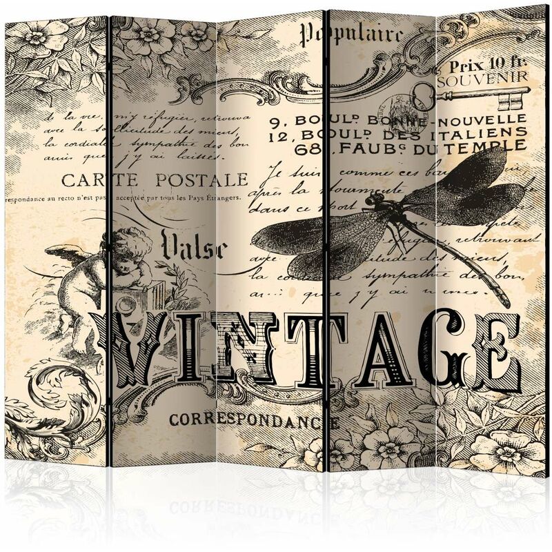 

Biombo - Vintage Correspondence II [Room Dividers] Medidas 225X172