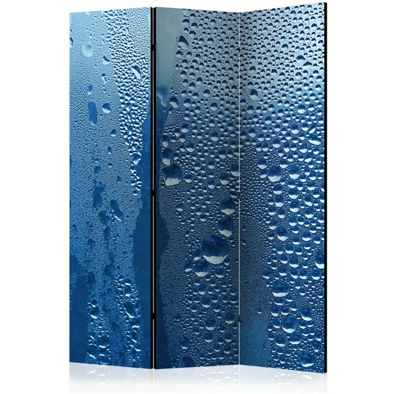 

Biombo - Water drops on blue glass [Room Dividers] Medidas 135X172