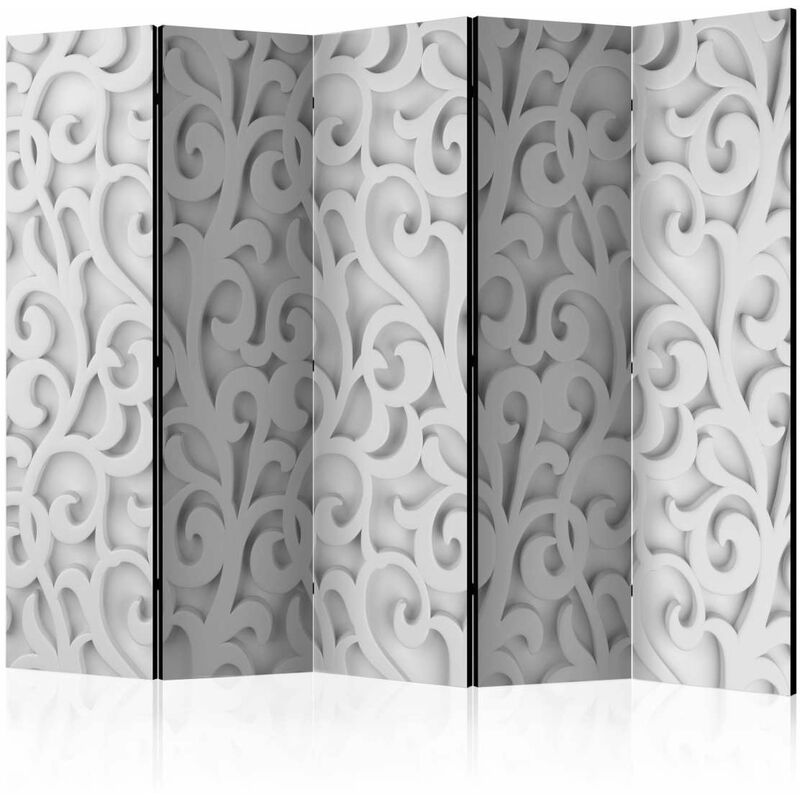 

Biombo - White ornament II [Room Dividers] Medidas 225X172