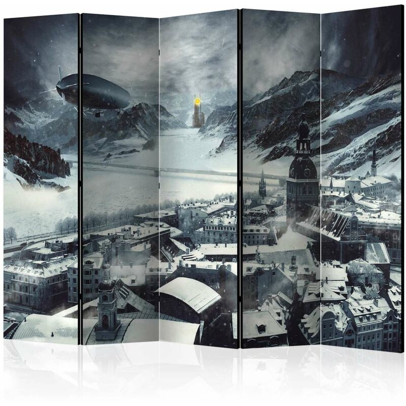 

Biombo - Winter in Riga II [Room Dividers] Medidas 225X172