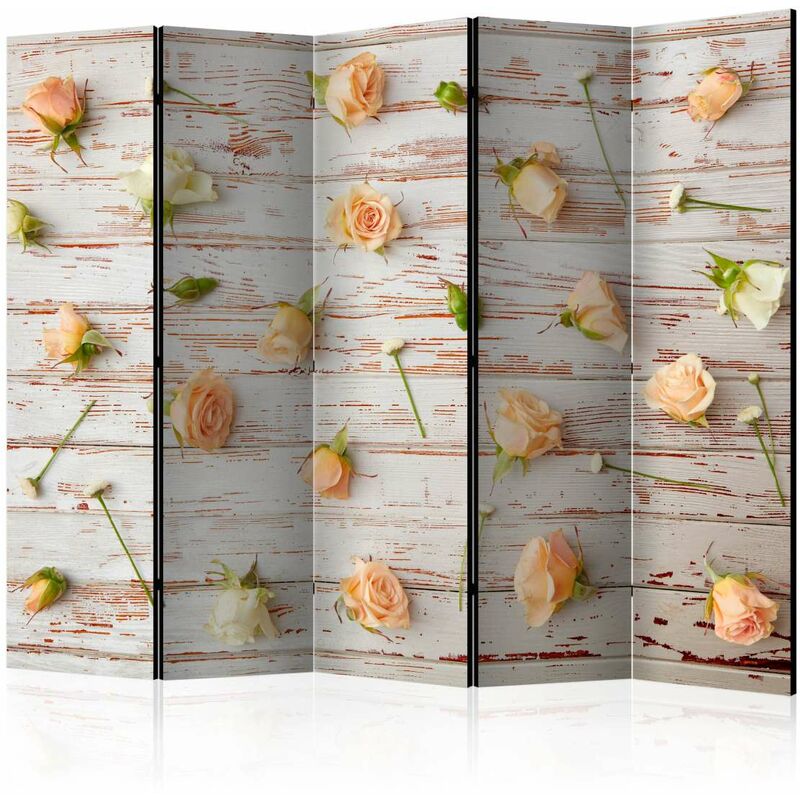 

Biombo - Wood & Roses II [Room Dividers] Medidas 225X172