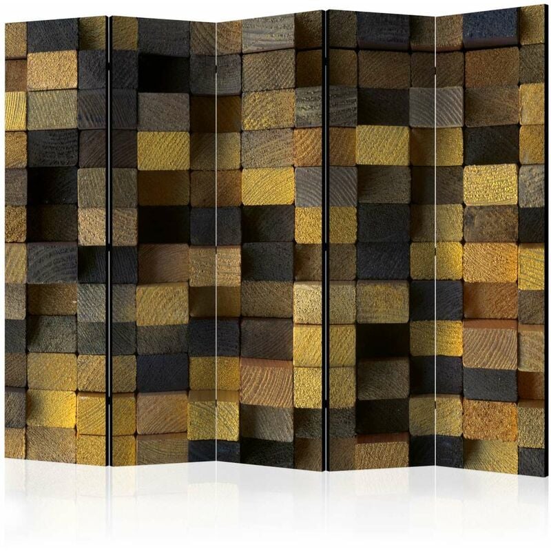 

Biombo - Wooden cubes II [Room Dividers] Medidas 225X172