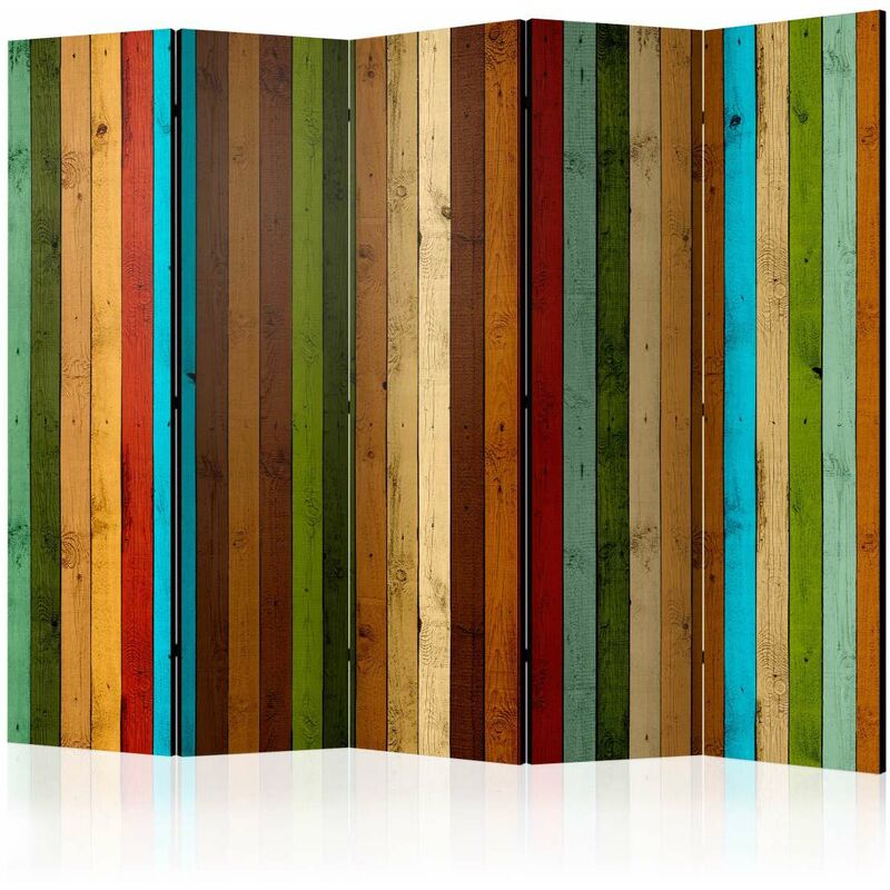 

Biombo - Wooden rainbow II [Room Dividers] Medidas 225X172
