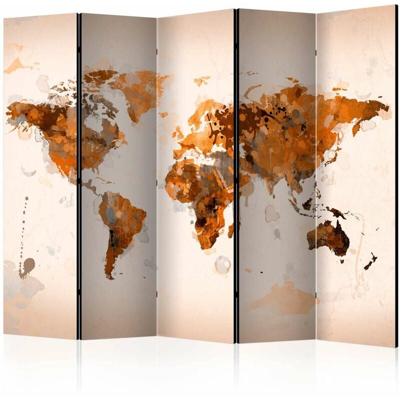 

Biombo - World in brown shades II [Room Dividers] Medidas 225X172