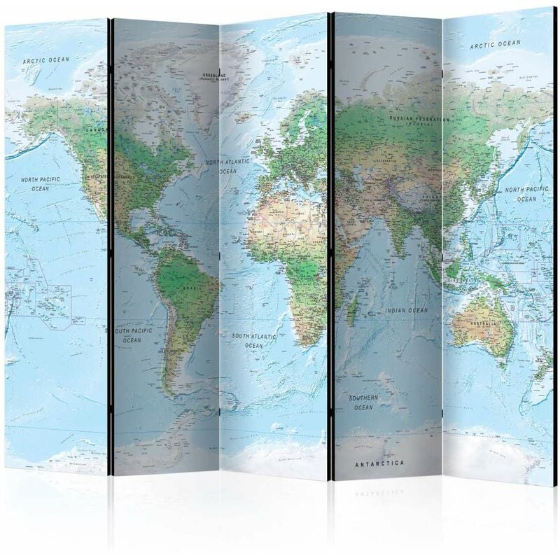 

Biombo - World Map [Room Dividers] Medidas 225X172