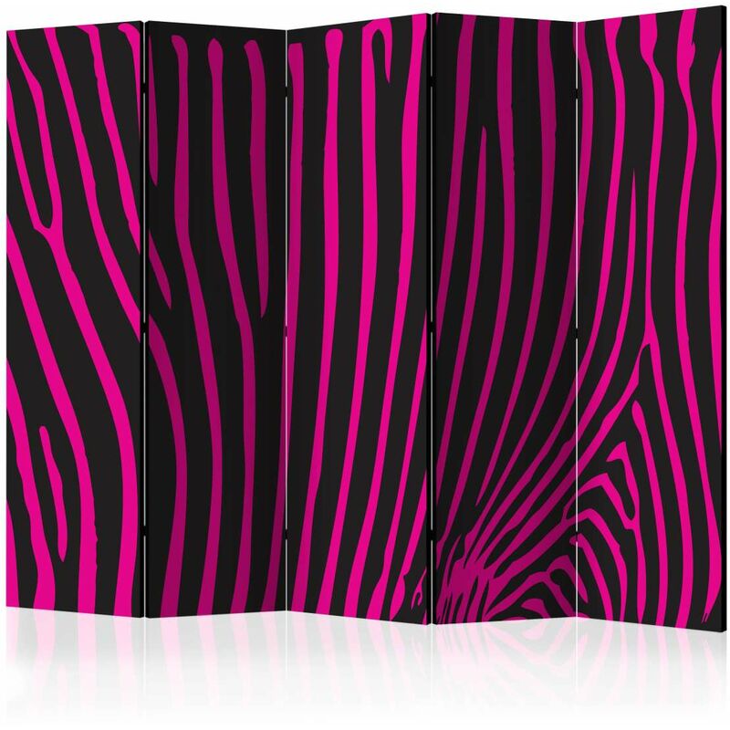 

Biombo - Zebra pattern (violet) II [Room Dividers] Medidas 225X172