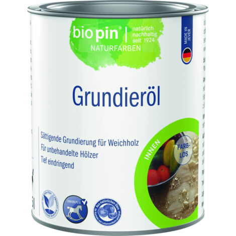 Biopin Naturfarben Grundieröl 375 ml farblos Innen/Außen