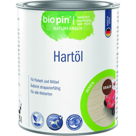 Biopin Naturfarben Teaköl 750 ml braun Holzschutzmittel
