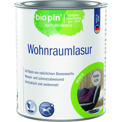 Biopin Wohnraumlasur 750 ml farblos Holzlasur