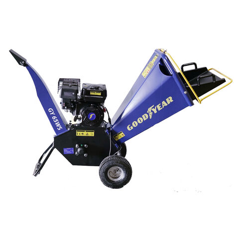 Biotrituradora gasolina 4100 W para jardín ramas y desechos profesional - Goodyear