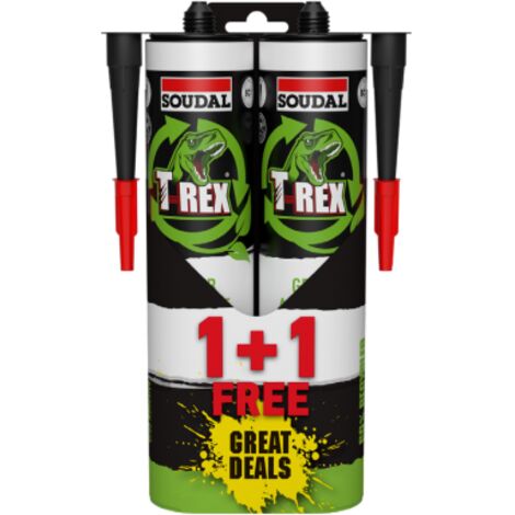 Bipack adesivo di montaggio t-rex montage 2 x 380 gr