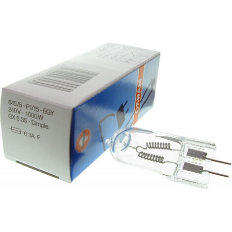 BIPIN Halogen-Glühlampe 230V/1000W GX6.35 OSRAM 64575