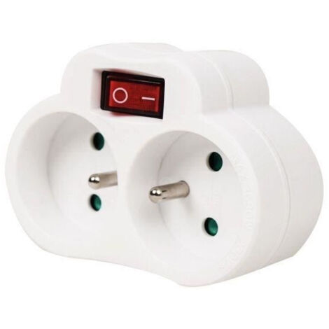 Biplite - GAO - 2x16A - Con interruttore, conforme NF