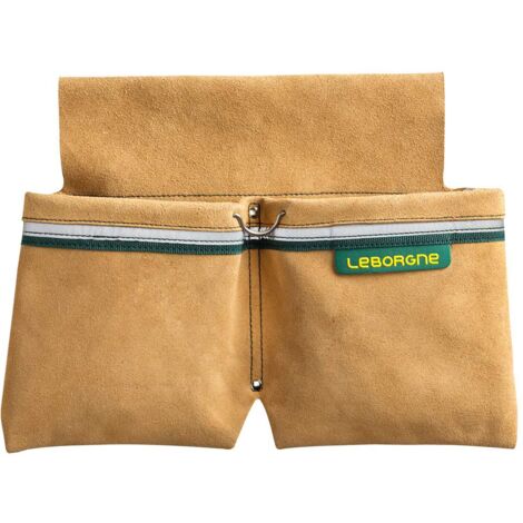 BIPOCHE LEBORGNE CROUTE DE CUIR + PORTE TENAILLE + BANDE RÉFLÉCHISSANTE BATIPRO BP050B POUR MAÇONS/COFFREURS- 492050