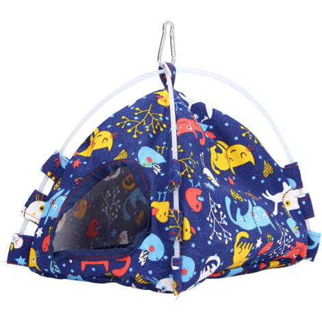 Bird Bed Hook Design Save Space Foldable Portable Soft Comfortable Hangable Bird Tent for Home Travelling