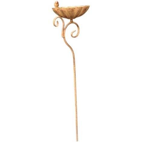 Bird Feeder Garden Stake - L18 x W13 x H66 cm