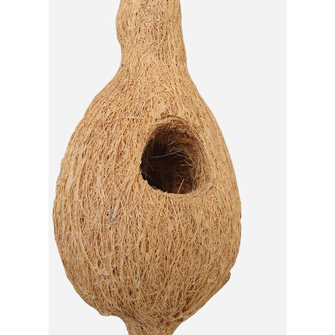 Bird Nest - Fibre/Coconut Shell/Rubber - Small - L15 x H40 cm
