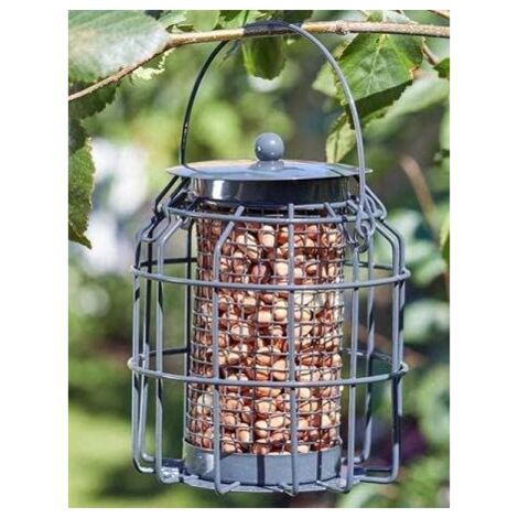 Bird Peanut Feeder, squirrel guard Cage, Nuts or Fat Balls