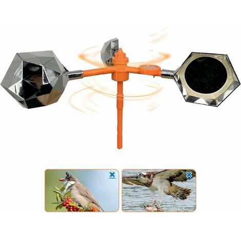 Bird Scarer, Bird Repellent - Reflective Bird Repellent - 288 Reflective Surfaces - Suitable for garden, farm, orchard or pond