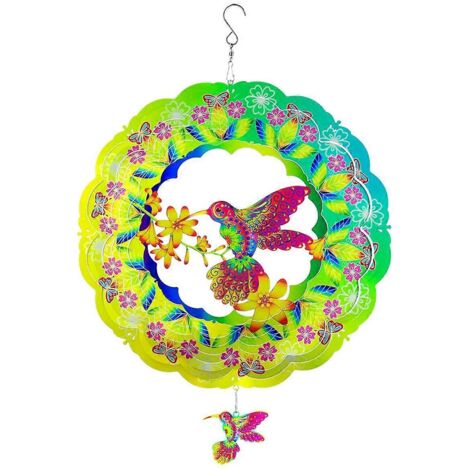 Bird Wind Spinners 12 Inch for Outdoor Decor,Garden Decoration--