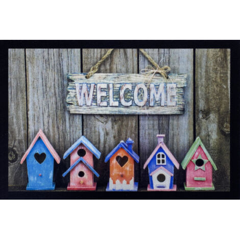 BIRDHOUSES WELCOME GREY 40X60 GAMME ENTRY VICA 100031-110