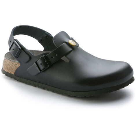 Birkenstock ESD-Clog Tokio, Größe 38, schwarz, schmal