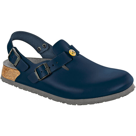 Birkenstock ESD-Clog Tokio, Größe 40, blau, schmal