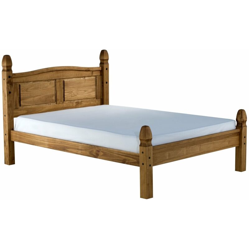 Corona Low End Double Bed Brown