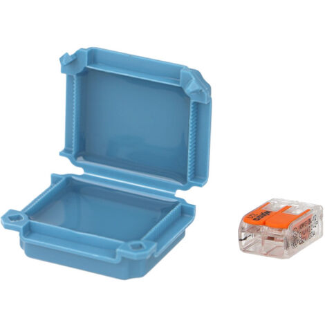 Bis-Electric – Boîte de dérivation isolante gel IPX8 – 1 borne Wago – 2 entrées – Pour environnements humides – Connexion sécurisée