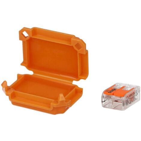 Bis-Electric – Boîte de dérivation isolante gel IPX8 – 1 borne Wago pour fils 0,2 à 4 mm² – Connexion étanche et sécurisée