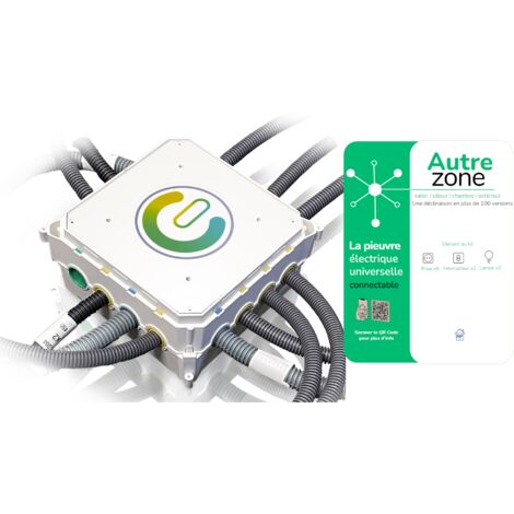 Bis-Electric – Pieuvre électrique universelle 4 fils – Câble 3G1.5mm² – Longueur 10m – Prête à câbler pour installation domotique
