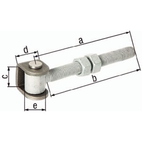 Bisagra 153x145x42x30mm STA raw GAH