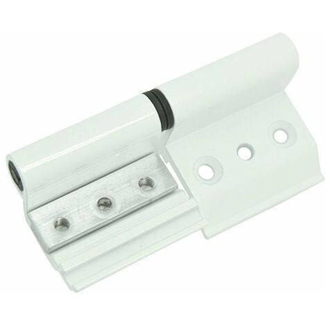 BISAGRA 6813 DERECHA ALUM. BLANCO 2 UN.